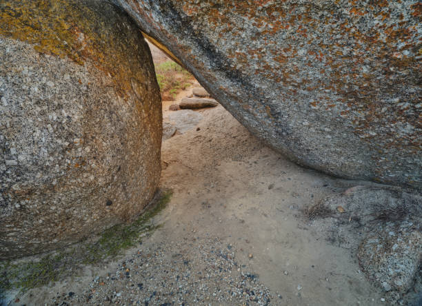 A rocky coastline in the Cape Province, South Africa