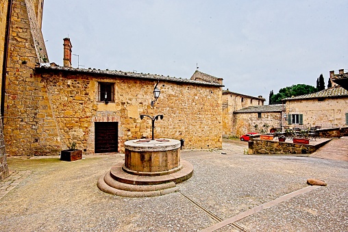 The hilltop village of Monticchiello, Tuscany, Italy