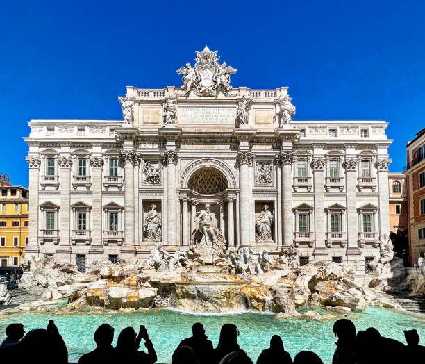 istock Looking At The Trevi Fountain 2148561294