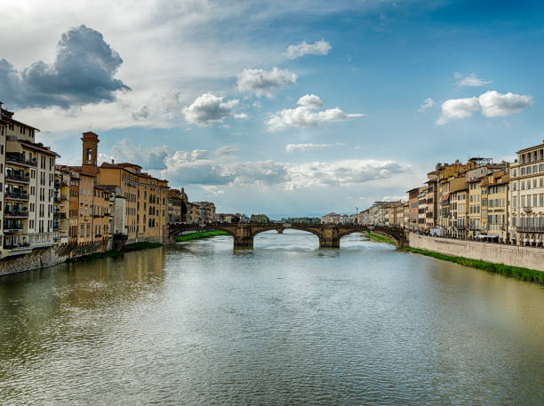 Panoramic view Arno river in Firenze,Tuscany