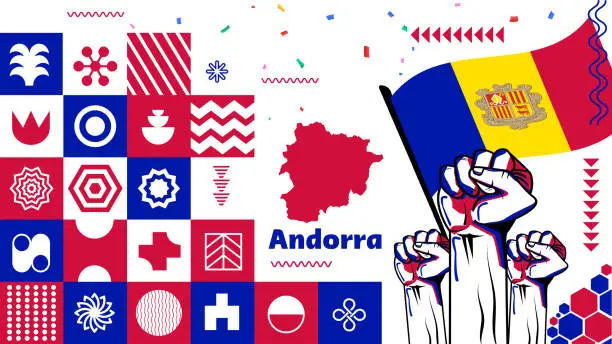 Vector illustration of September 8, National day of Andorra vector illustration. Suitable for greeting card, poster and banner.