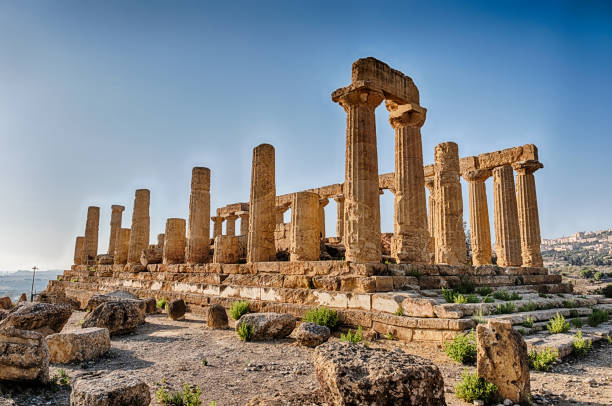 Temple Of Juno At Dusk