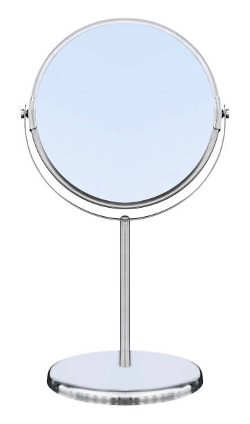 istock Round makeup mirror isolated on white background with clipping path 2148568244