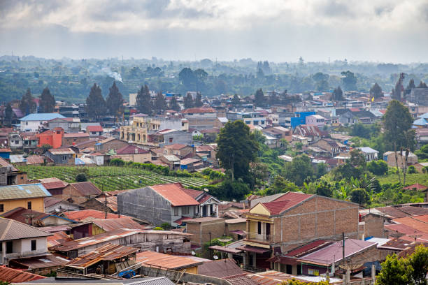 istock View over a city in North Sumatra 2148569283