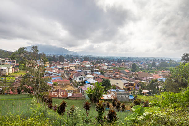 istock View over a city in North Sumatra 2148569307