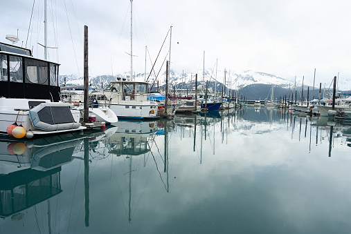 Fishboat back to port-Sildpolltjonna bay-Sildpollnes pen.-Sildpollholmen islet. Mts.Higravtindan-Lilandstinden-Geitgallien-Kroktindan-Durmalsfjellet. Austnesfjorden-Austvagoya-Lofoten-Nordland-Norway.