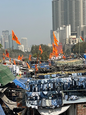 View of Dhobi Ghat Laundry