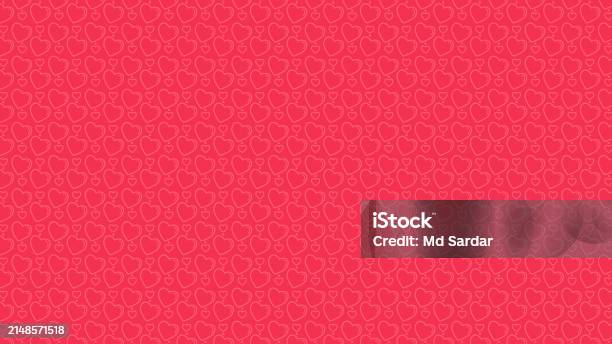 Abstract Repeated Pattern Simple Red Color Background Stock ...