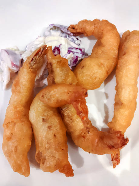 istock top view of fried tail prawns or shrimps 2148574375