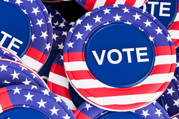 istock US Election Vote Badges 2148579436