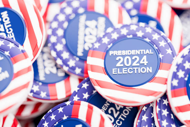 US 2024 Presidential Election Vote Badges.