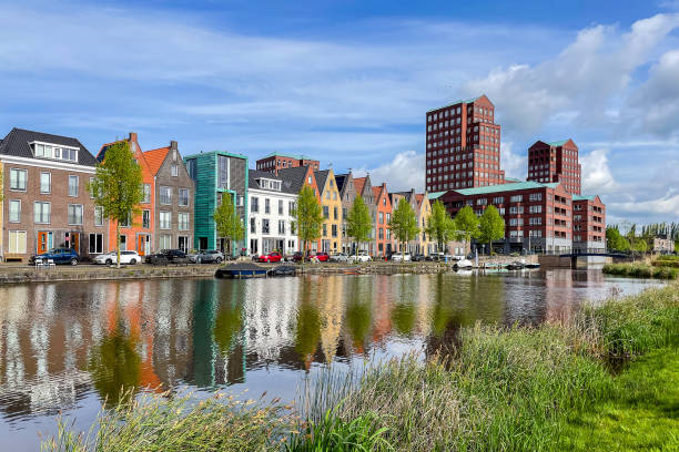 Amersfoort, Nederlands stadsgezicht in de wijk Vathorst