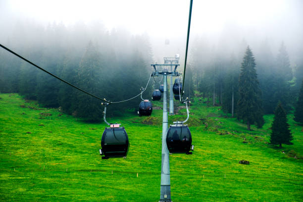 Landscape in bosnia Sarajevo viewpoint olimpic games bobsled track