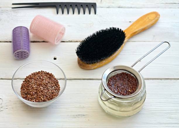 istock Making natural hair setting lotion for perfect hair. 2148583129
