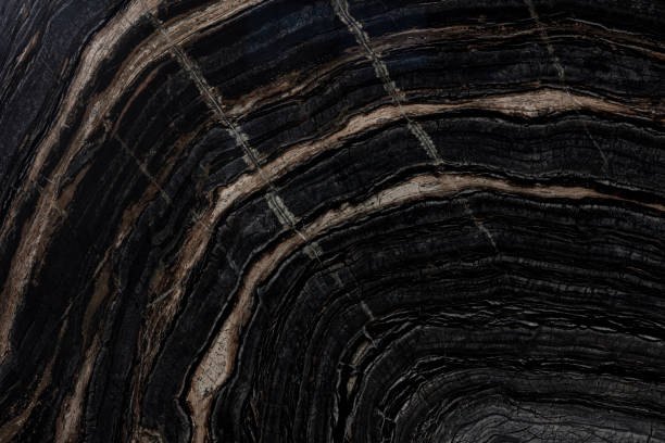 istock Black Wood marble pattern, stylish dark texture for design project. Exclusive luxury matt material background. Polished deluxe stone for ceramic wall and floor digital tiles. 2148584615