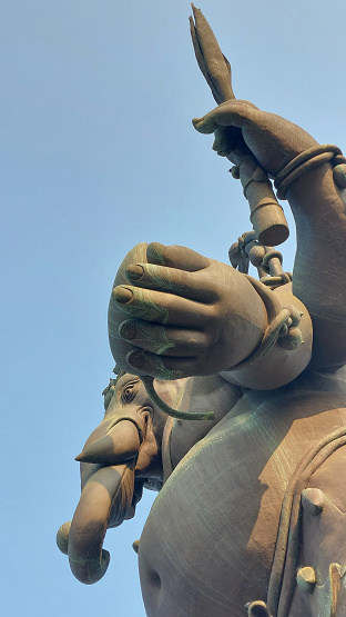 The Ganesha statue in the heart of Thailand's Chachoengsao province symbolizes the spirit of unity, bringing together people from diverse backgrounds in their quest for prosperity and well-being.