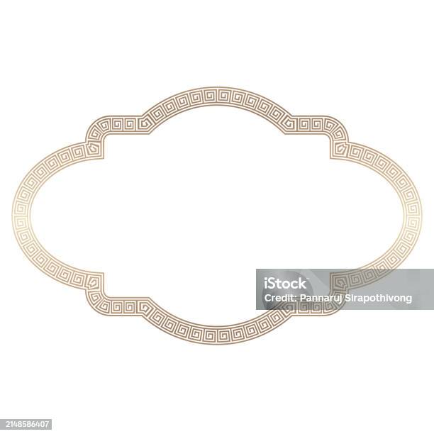Shape Rectangle Key Frame Rectangle Vintage Frame Greek Key Golden Rectangle Shape Vintage Frames ...