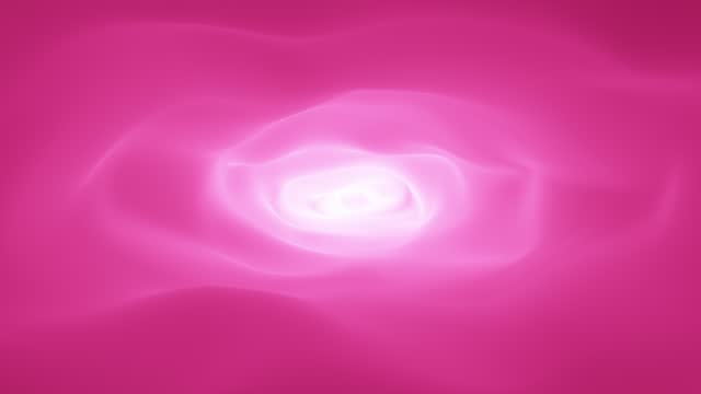 Magic pink slow motion abstract tunnel looping animation.