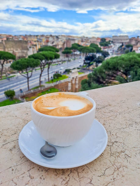 istock Cup of coffee in Rome, Italy 2148595891