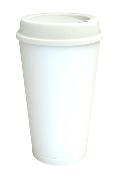 istock Blank white takeaway coffee cup with silicone cover isolated on white background 2148598330
