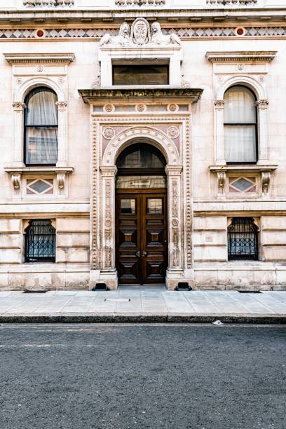 istock Classic architectural wall in London street 2148599945