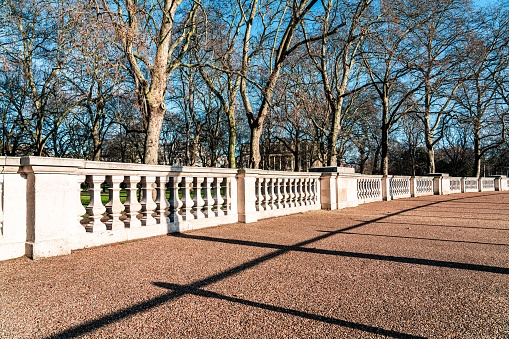 Balustrade in the park