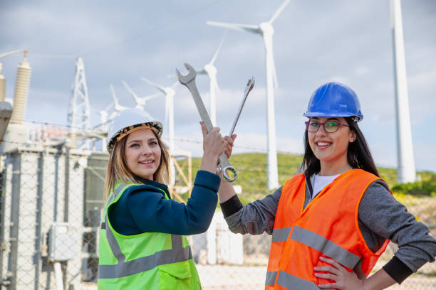 istock Female power and industry 2148602916