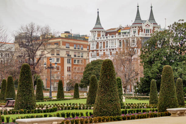 istock Parterre Garden in Retiro Park 2148607701