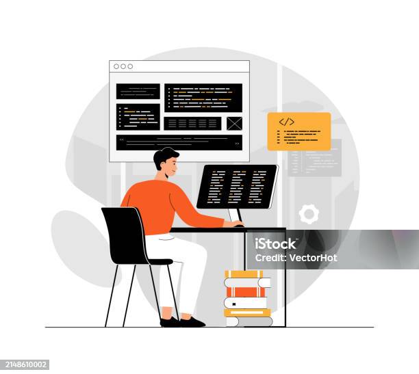 Layar Coding Pemrograman Pengembangan Perangkat Lunak Pemrograman Pengkodean Manusia Pemrograman ...