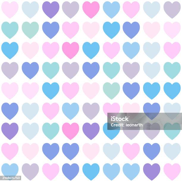 Heart Texture Shape Background Heart Shape Seamless Pattern Texture Stock Illustration - Download ...
