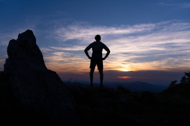 istock Mountain And Fell Runner In The Hills 2148616830