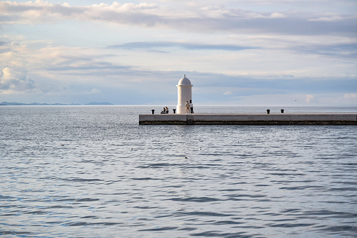 Photography was taken at Zadar waterfront (Riva) in late afternoon hours