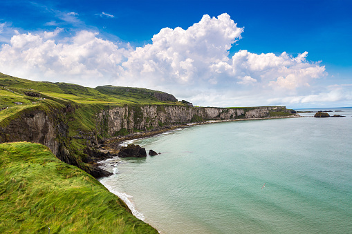 View at Carrick-a-Rede, Causeway Coast
