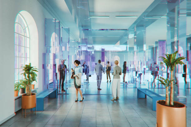 istock People in office entrance hall 2148632099