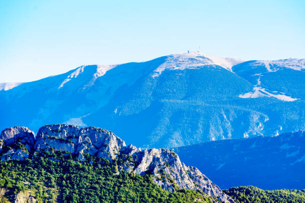 view from Mont Ventoux, Vaucluse, France