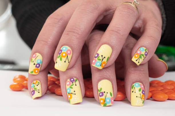 istock Colorful Spring and Summer Nail Art Designs 2148642993