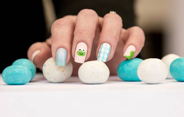 istock Colorful Spring and Summer Nail Art Designs 2148645351
