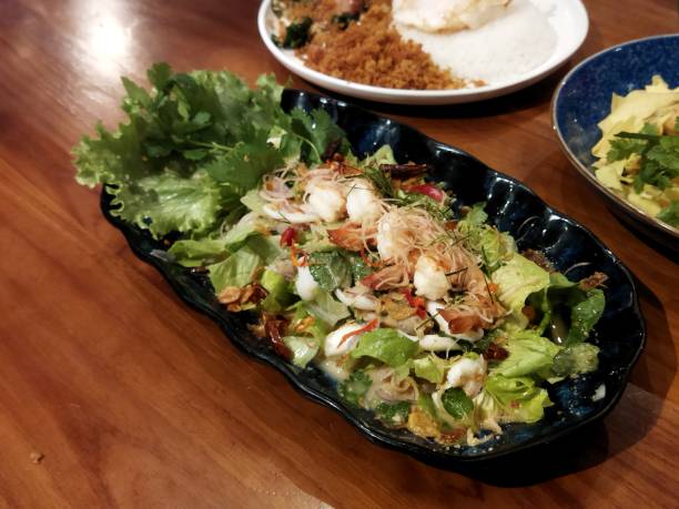 istock Spicy seafood salad 2148649019