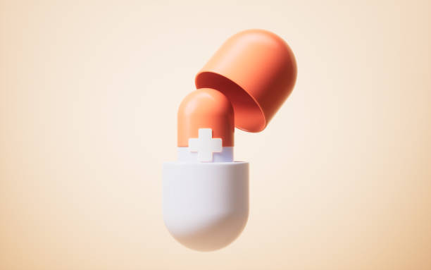istock Medical capsule with medical concept, 3d rendering. 2148652027