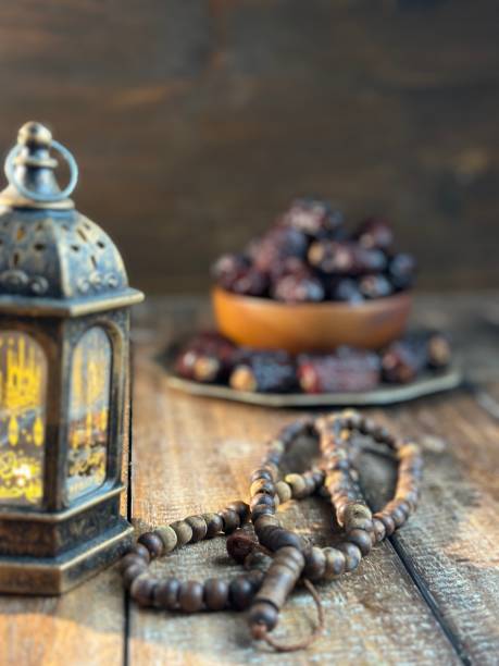 istock lantern and dried dates during fasting month or Ramadhan muslim concept 2148653680
