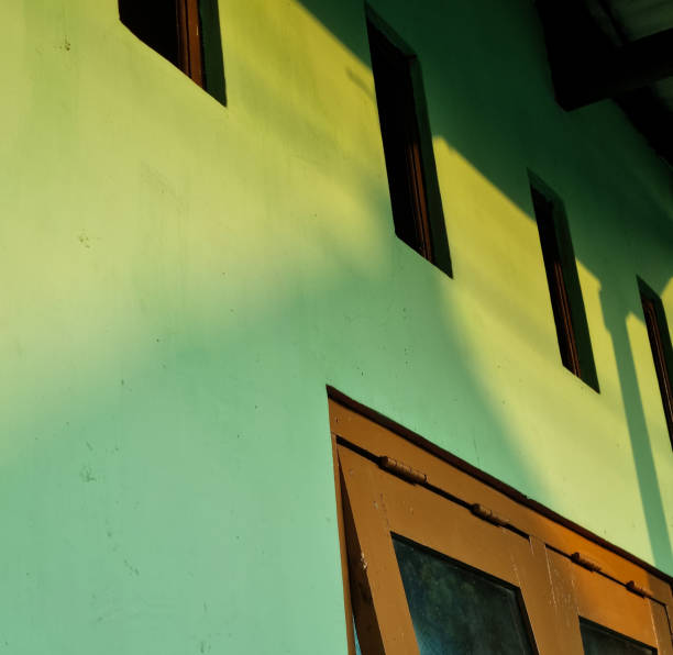 house air vents above the windows