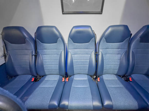 istock Passenger Seats in a bus 2148655542