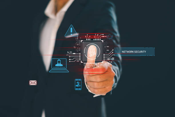 istock Dangerous Email Alerts, Spam Emails Hacker on businessman's hand Data protection 2148658234
