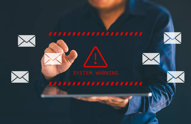 istock Mailbox alert, email and spam virus alert, Internet mail alert, security protection, spam and data leakage. 2148658353