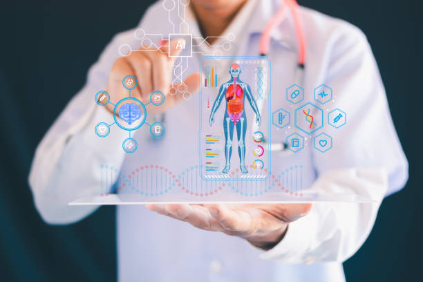 istock Jack medical technology doctors use artificial intelligence robots to diagnose, care for and improve the accuracy of treating patients. Future medical research and development, world medical innovation. 2148658377