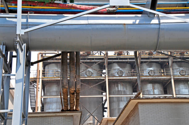 Pipeline valve facilities in steel mills