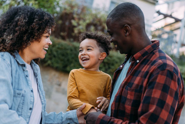 istock Happy family having fun outdoors. 2148664483