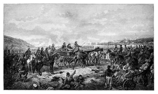 istock Meeting between Prince Charles of Romania and the wounded Osman Pasha 2148666076