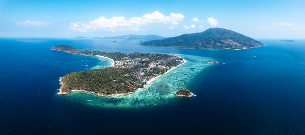 istock Angle view on tropical island,Lipe island,Thailand 2148666922