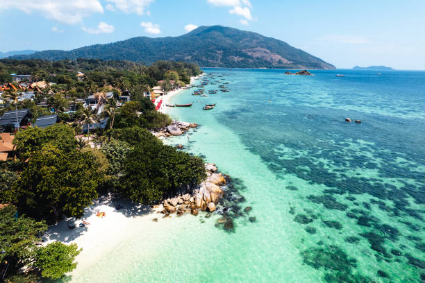 istock Angle view on tropical island,Lipe island,Thailand 2148667005